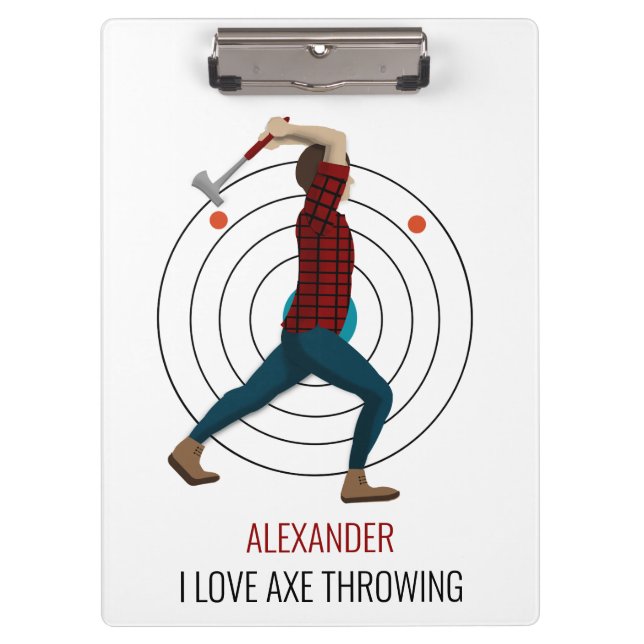 Ax Throwing Klemmbrett (Vorderseite)