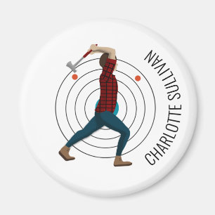 Ax Throwing Magnet