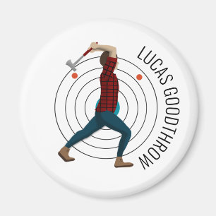Ax Throwing Magnet