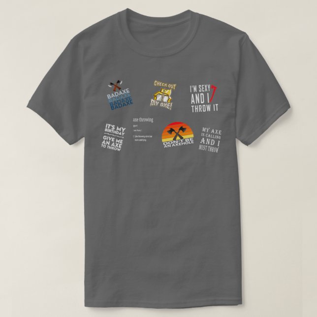 Ax Throwing Pack Black Bg Ax Throwing Classic TS T-Shirt (Design vorne)