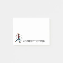 Ax Throwing Post-it Klebezettel