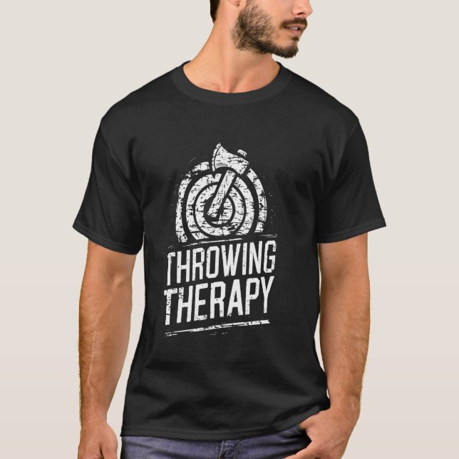 Ax-Throwing Precision Ax Sport Throw T-Shirt (Vorderseite)