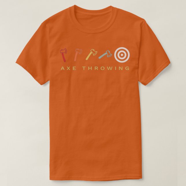 Ax Throwing Target Retro Vintag Classic TShirt (Design vorne)
