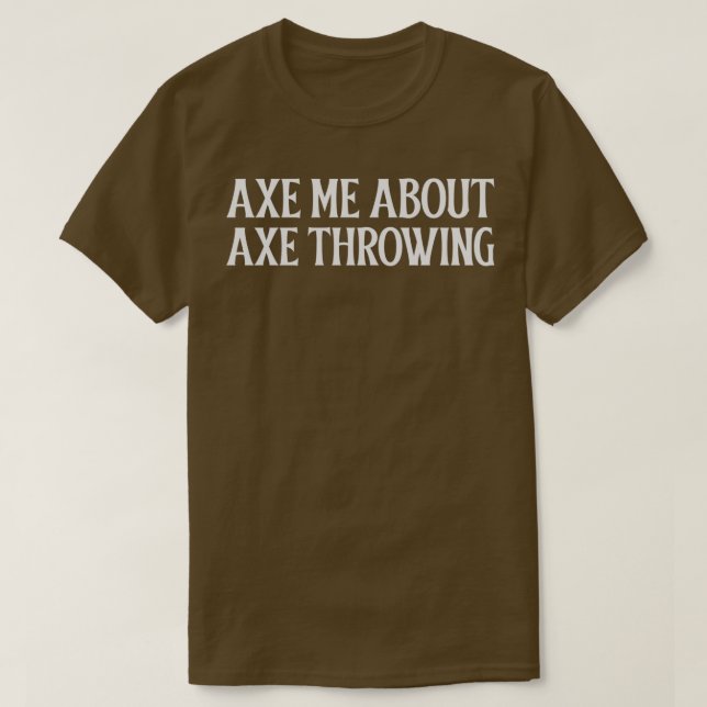 Ax über Ax Throwing 3 T-Shirt (Design vorne)