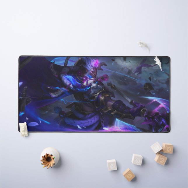 Ax Wielder Gaming Desk Mat | Weapon Master Design Schreibtischunterlage (Kindertisch)