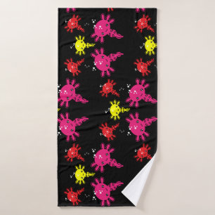 Axaotl Salamander Kids Gift Badehandtuch