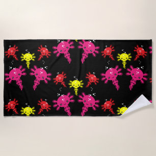 Axaotl Salamander Kids Gift Strandtuch