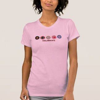 Axe et T-shirt (rose) de marqueurs de pays