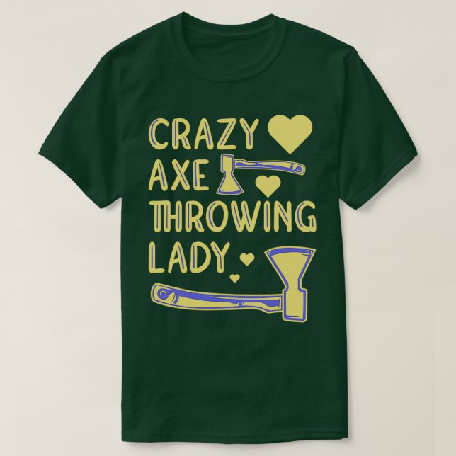 Axe Throwing 124 T-Shirt (Design vorne)