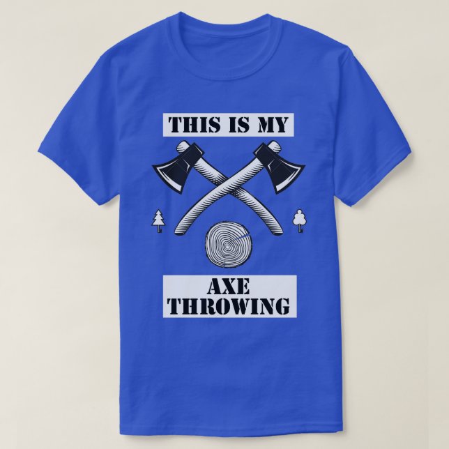 axe throwing 128 T-Shirt (Design vorne)