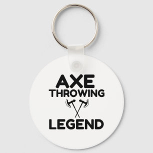 AXE THROWING LEGEND SCHLÜSSELANHÄNGER