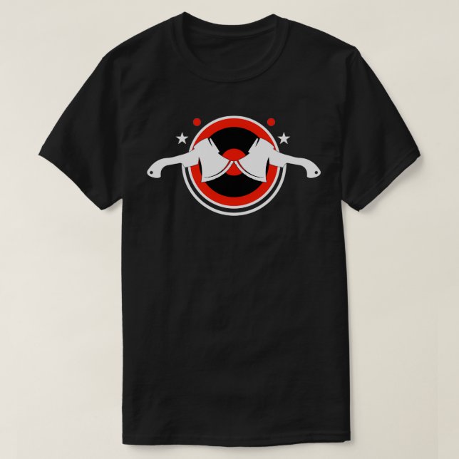 Axe Throwing Target 11 T-Shirt (Design vorne)