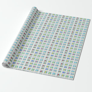 Axel Axolotl Wrapping Paper Geschenkpapier