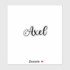 Axel Name - Handgeschriebene Kalligrafie Aufkleber