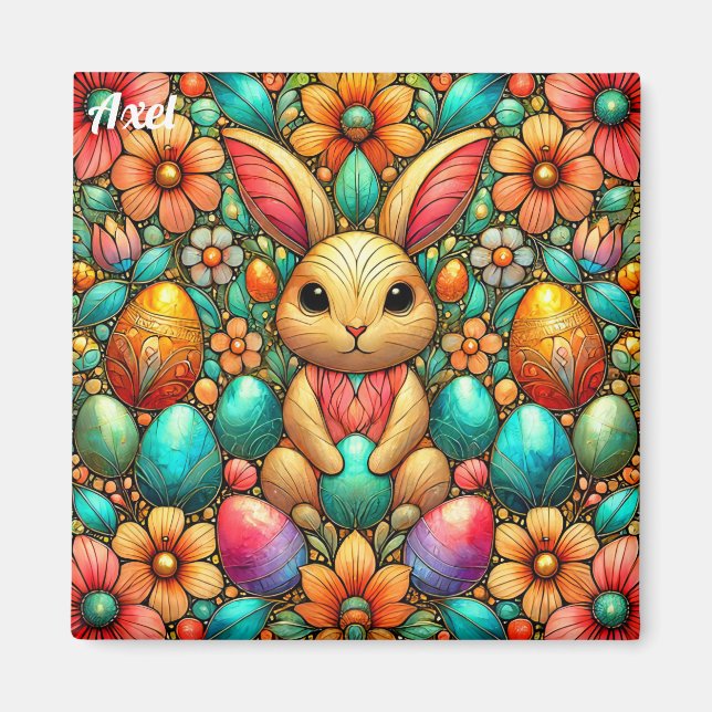 AXEL~ Osterhasen und Eier ~ Magnet (Vorne)