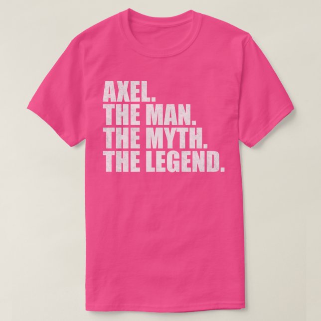 AxelAxel Name Axel Vorname T-Shirt (Design vorne)