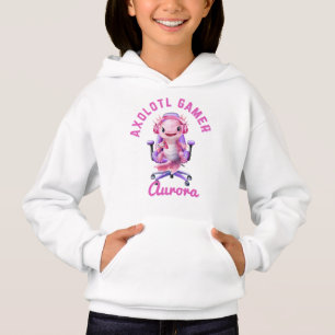 Axelotl Cosy Gamer Girl rose mignon nom Axolotl