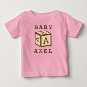 Axels Name auf amerikanischem Apparel Baby T-shirt