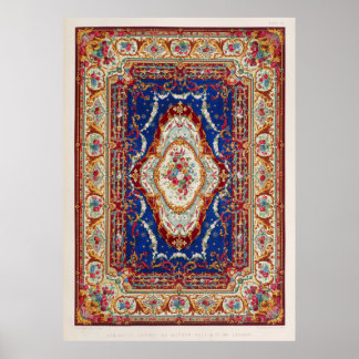 Axminster-Teppich aus der Industrie der N Poster