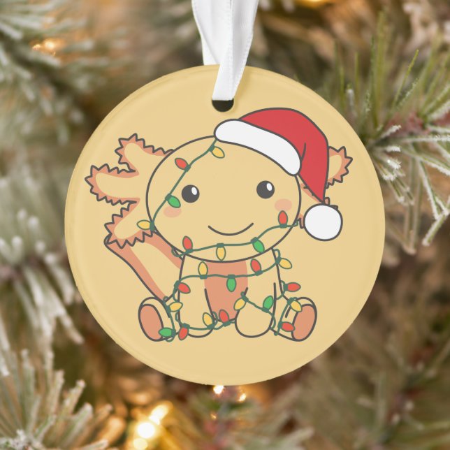 Axolotal Noël Animaux d'hiver Axolotls Ornament (Arbre)