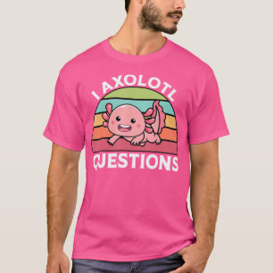Axoloti-Fragen für Jungen und Mädchen Salamander T-Shirt
