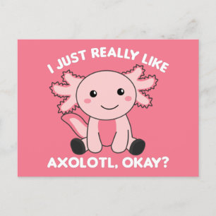 Axolotl Amateurs Beaux Animaux Pour Enfants Carte