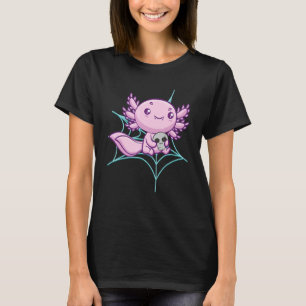 Axolotl Ambystoma Mexicanum Vampir Halloween Spazi T-Shirt