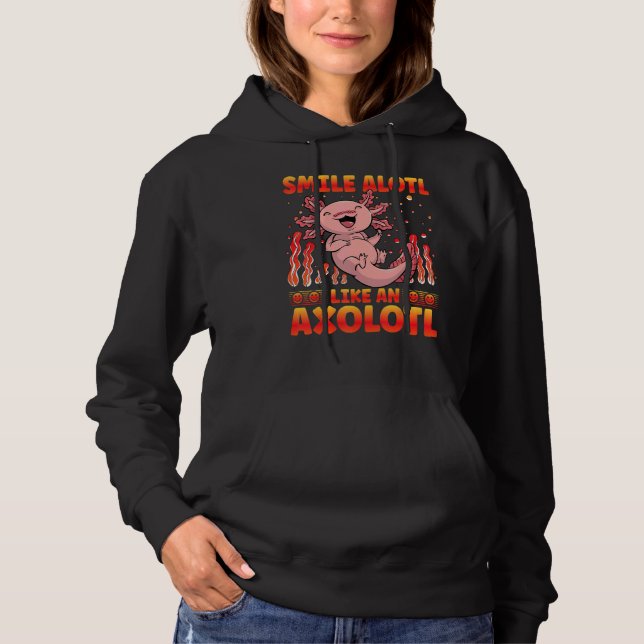 Axolotl Amphibian  Sayings 27 Hoodie (Vorderseite)