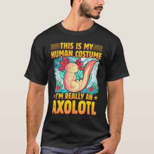 Axolotl Amphibie Sprüche 1 T-Shirt