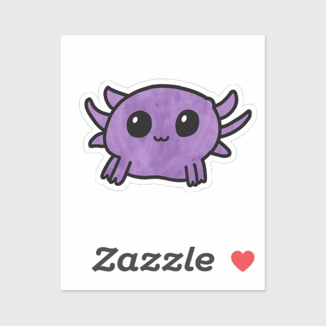 Axolotl Aufkleber (Blatt)