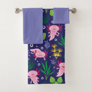 Axolotl Badhandtuch Set