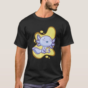 Axolotl Bananen Milch Ambystoma Mexicanum Mexikani T-Shirt