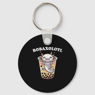 Axolotl Boba Tea Bubble Teezeremonie auf dem Monte Schlüsselanhänger
