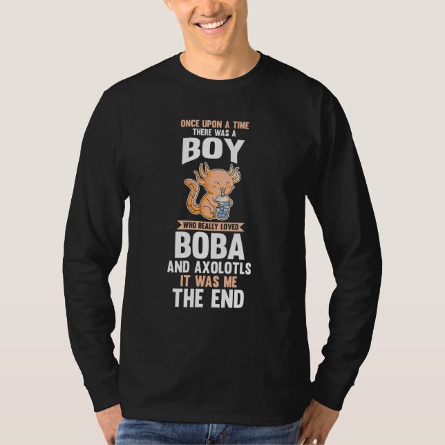 Axolotl Bubble Tea T-Shirt (Vorderseite)