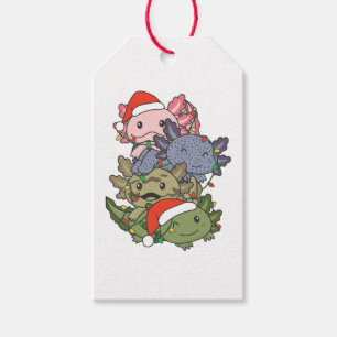 Axolotl Christmas Tree Weihnachtstiere Axolotls Geschenkanhänger
