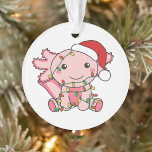 Axolotl Christmas Winter Animals Axolotls