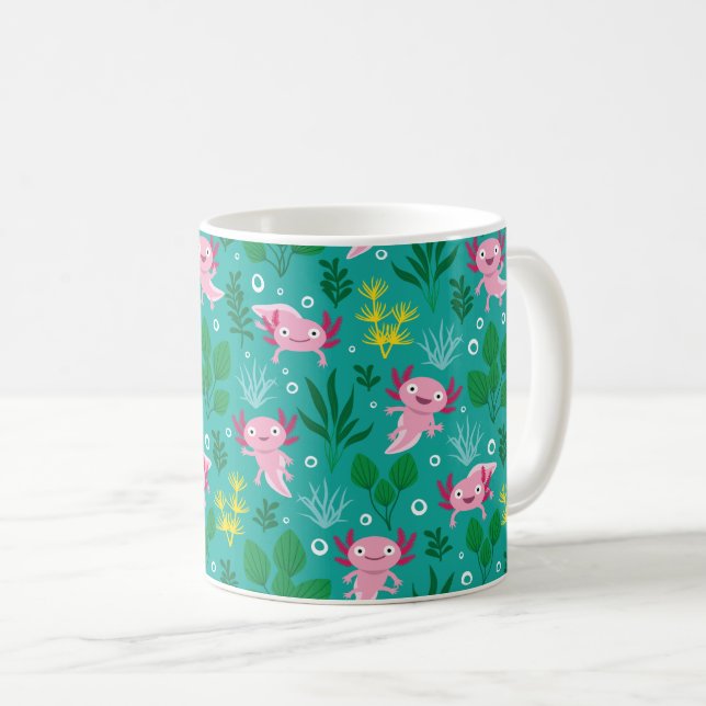 Axolotl Coffee Tasse (VorderseiteRechts)