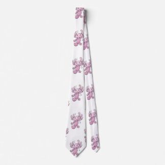 Axolotl Dabbing Neck Tie Krawatte