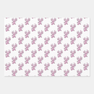Axolotl Dabbing Wrapping Paper Sheets Geschenkpapier Set