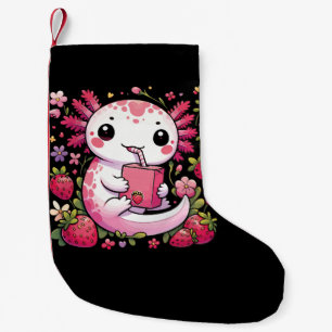 Axolotl Drink Japanese Strawberry Milk Kleiner Weihnachtsstrumpf
