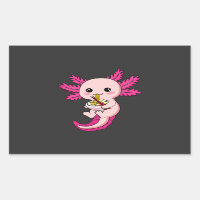 Axolotl Eating Ramen Noodles Kawaii Anime