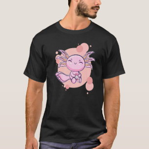 Axolotl Erdbeermilch Ambystoma Mexicanum Walkin T-Shirt