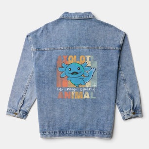 Axolotl Est Mon Esprit Animal Cute Axolotl Vintage