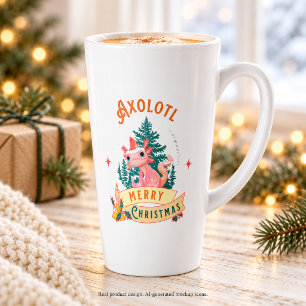 Axolotl Frohe Weihnachten Süße Mütze des Weihnacht Milchtasse