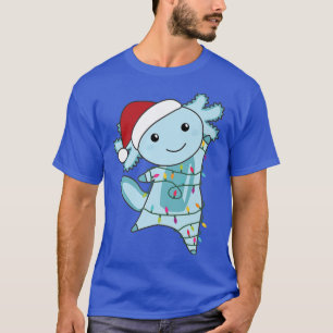 Axolotl Frohe Weihnachtsgebäck Lights Sweet Animal T-Shirt