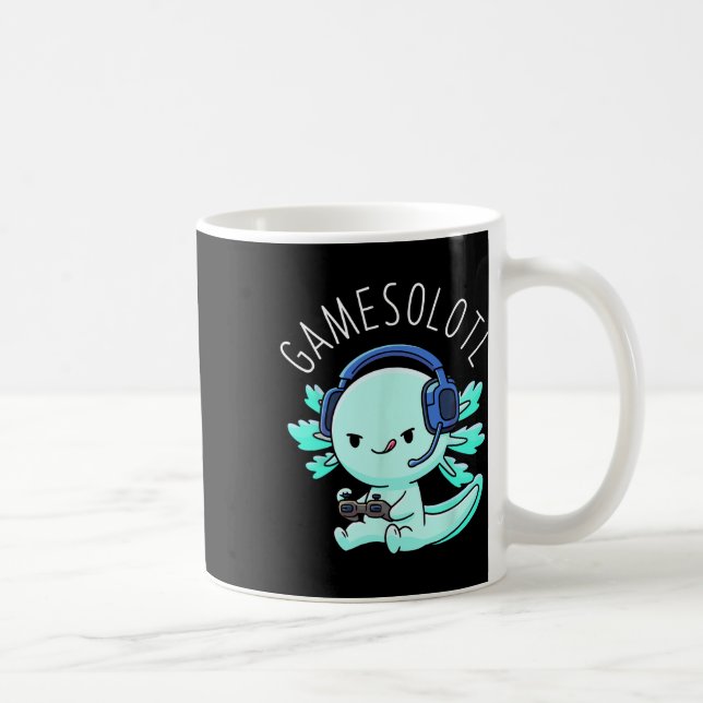 Axolotl Gamer Anime Gifts Kawaii Boys Girls Kaffeetasse (Rechts)