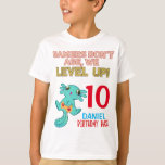 Axolotl Gamer Birthday Boy Video Game Party T-Shirt<br><div class="desc">Feiern Sie den Geburtstag Ihres Sohnes,  Nichte,  Godson,  Sohn Ihres besten Freundes mit diesem originellen und einzigartigen Design. Speziell für Liebhaber von Videospielen. Entspricht der ganzen Familie. Und schaffen Sie unvergessliche Momente</div>