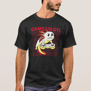 Axolotl Gamer Niedlich Gaming T-Shirt