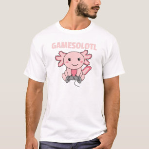 Axolotl Gamesolotl Niedlicher Tiere für Gamer T-Shirt