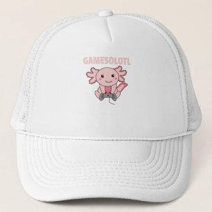 Axolotl Gamesolotl Niedlicher Tiere für Gamer Truckerkappe